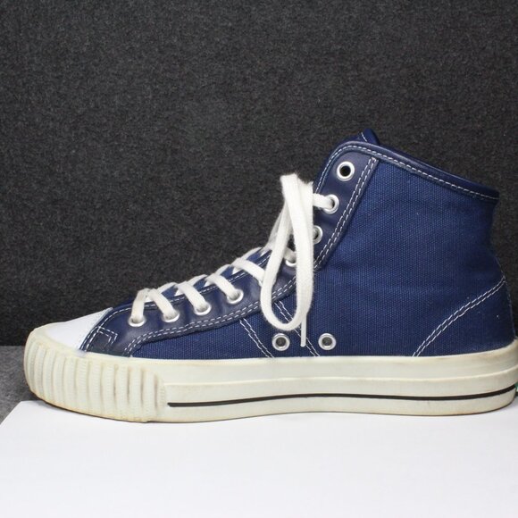 PF Flyers Made in USA Center HI Blue High Tops Mens Size 7 (6.5) Womens 9 (8.5) - Picture 5 of 12